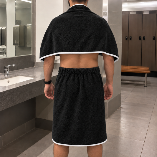 Black & White Locker Room Wrap