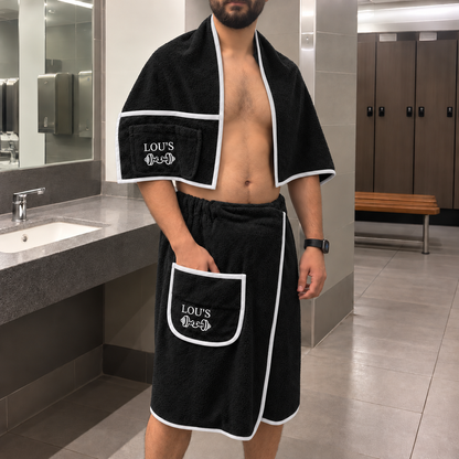Black & White Locker Room Wrap