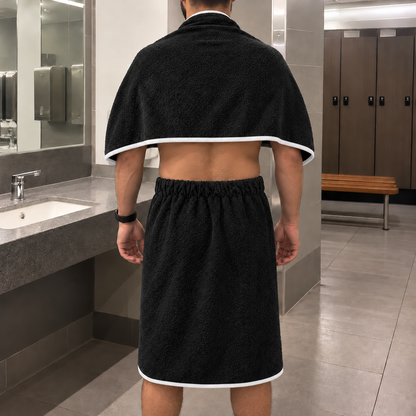 Black & White Locker Room Wrap